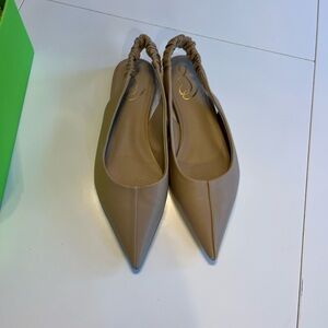 Sam edelman size 8.5 slingback slide tan